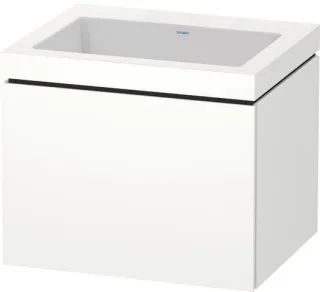 Duravit L-Cube c-bonded Set wandhängend Weiß 600x480x500 mm - LC6916N8484 LC6916N8484