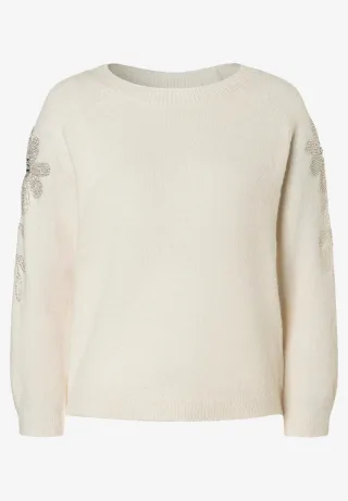 MORE & MORE - Pullover weiß - Gr. - 38
