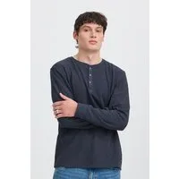 Blend Langarmshirt BHBhnoble (1-tlg) Klassisches Langarmshirt mit Rundhalsausschnitt und Knopfleiste
