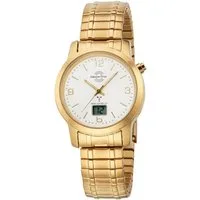 MASTER TIME Funkuhr Basic MTLA-10313-12M, Armbanduhr, Quarzuhr, Damen, Datum, Leuchtzeiger, Flexband, Zugband
