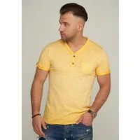 CARISMA T-Shirt CRMORELOS mit Knopfleiste & Brusttasche