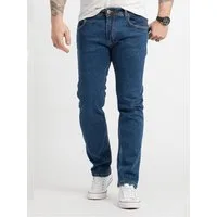 Rock Creek Regular-fit-Jeans Herren Jeans Stonewashed Blau RC-2418