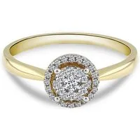 Adam & Eve Verlobungsring mit 33 Brillanten 0.21ct. 585/- Gold oder Weißgold (Diamantring AE30, mit Ringbox), inklusive Echtheitszertifikat - Gravur möglich