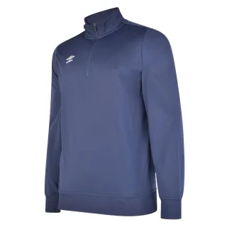 Umbro Herren Club Essential Sweatshirt mit halbem Reißverschluss (Dark Navy)