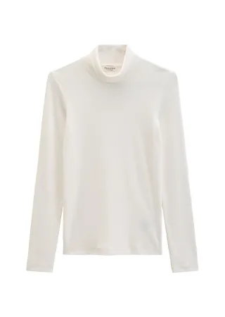 Marc OPolo Casual - Longsleeve slim White Cotton - Gr. - S