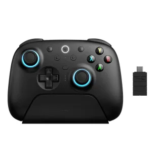 [PC Version] 8BitDo Ultimate 2 Wireless Gaming Controller Tri-mode with RGB Light TMR Joysticks and Hall Effect Triggers