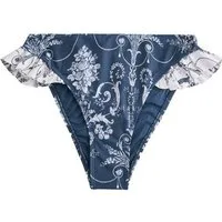 LAURA ASHLEY Bikinislip Laura Ashley Bikinihose mit Rüschen (1-St)