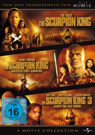 The Scorpion King / The Scorpion King - Aufstieg eines Kriegers / Scorpion King 3 - Kampf ... [3 DVDs]