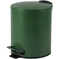 Urban Living Kosmetikeimer 5 Liter Badeimer Tret-Mülleimer Abfalleimer Tretpedeal Tretmülleimer, Absenkautomatik, Hygienische Pedalbedienung