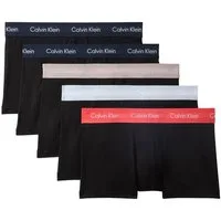 Calvin Klein Underwear Trunk LOW RISE TRUNK 5PK (Packung, 5er-Pack) mit Logo-Elastikbund (5 Stück)