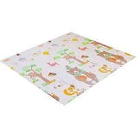 FOXSPORT Spielmatte faltbar Baby Spielmatte (Kinderteppich 180 x 200 x 1 cm, Babyspielbogen), wasserdicht Krabbelmatte doppelseitig, BPA frei & sicher für kleinkind