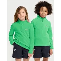 Jack Wolfskin Stehkragenpullover TAUNUS 100 HZ K Kinder-Fleecepullover, Halfzip-Reißverschluss, Stehkragen
