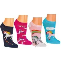 TippTexx 24 Sneakersocken 6 Paar Kinder Sneakersocken Baumwolle viele Motive Mädchen & Jungen (6 Paar) handgekettelte, weiche Naht