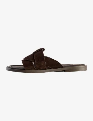 Brax Damen Pantolette Style ALMA dark brown, dunkelbraun, Gr. 38