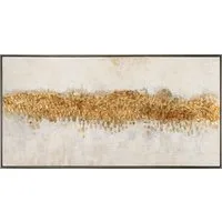 ArtUniverse Gemälde Goldener Horizont 72,5x142,5 cm, Gold