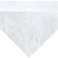 Erwin Müller Mitteldecke Mitteldecke "Arnsberg", bügelleicht Uni/Blumen
