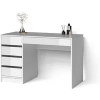 Livinity® Schminktisch Imola, Weiß, 120 x 75 cm (1-St)