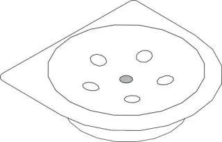 Hansgrohe Seifenschale Axor Logo Polis klein , 40936000 40936000