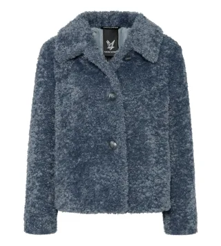 Fuchs Schmitt - Webpelzjacke light blue - Gr. - 36