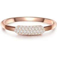 Glanzstücke München Silberring roségold, aus Sterling Silber