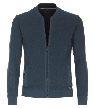 CASAMODA - Strickjacke aqua bis petrol - Gr. - 4XL