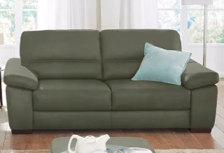 CALIA ITALIA 2-Sitzer "Gaia, Sofa im edlen Design und mit erstklassigem Sitzkomfort" aus pflegeleichtem Luxus-Microfaser Ginevra Hydro Care