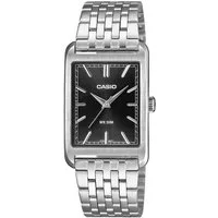 CASIO TIMELESS COLLECTION Quarzuhr MTP-B215D-1AVER, Armbanduhr, Herrenuhr, Edelstahlarmband, analog