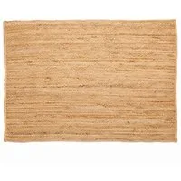 Elegant Floors Teppich Elegant Floors® Rechteckiger Jute Teppich Natur, Handgefertigtes Boho, Höhe: 9 mm