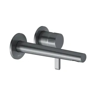 Keuco EHM-Waschtischarmatur Edition 400 51516, UP, Ausl., 219 mm, Schwarzchrom geb., 51516130200 51516130200