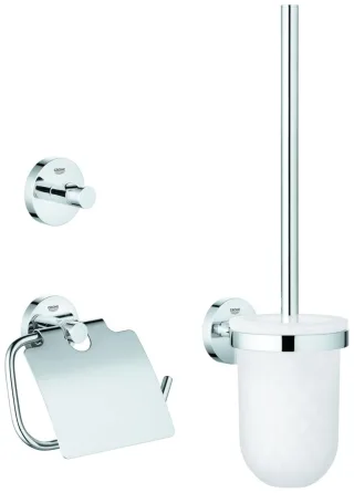 Grohe WC-Set 3 in 1 Essentials 40407 chrom, 40407001 40407001