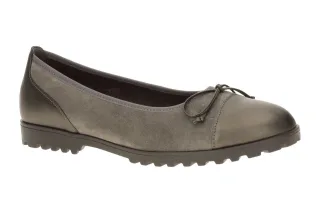 Gabor 3007.01.005 dunkel-grau - Ballerina - Halbschuhe - Slipper f?r Damen