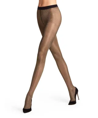 FALKE - FALKE Glitter 30 DEN Damen gold - Gr. - M