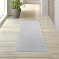 TeppichHome24 Teppich Teppich silber weich dekorativ pflegeleicht, rechteckig