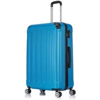 Flexot Hartschalen-Trolley F-2045 Kofferset, 360° Rollen, robuster Reisekoffer, Bordcase, 4 Rollen, Robuster und moderner Koffer mit vier 360° Rollen und Zahlenschloss