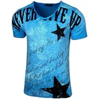 Baxboy T-Shirt Baxboy T-Shirt » Never Give Up « mit sportiven Prints B-300