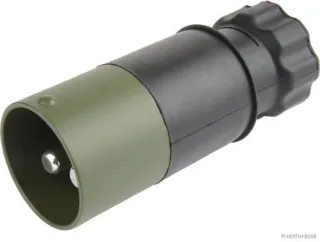 HERTH&BUSS Stecker, 2-polig, 24 V grün - 51305916