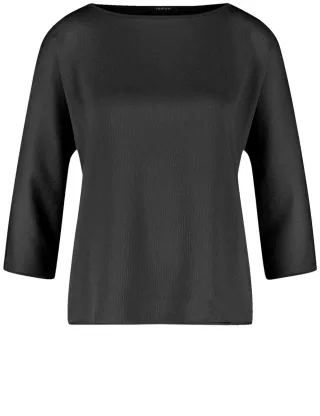 TAIFUN - 3/4 Arm Shirt schwarz - Gr. - 40