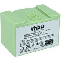 vhbw Akku passend für iRobot Roomba i557840, i517840, i7, i715040, i7+, Staubsauger-Akku Akku Li-Ion 2600 mAh (14,4 V, 1 St), Leistungsfähiger Austausch-Akku für Ihren Saugroboter