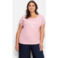 Sieh an! T-Shirt Rundhals-Shirt Extra kurz