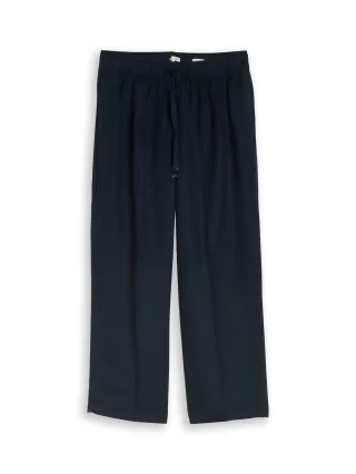 Tom Tailor - Plus Size - Loose Fit Hose mit Leinenanteil sky captain blue - Gr. - 44