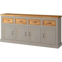 OTTO home Sideboard Selma, Kommode mit 4 Türen und 4 Schubkästen. Breite 192 cm