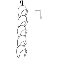 Intirilife Hängeaufbewahrung (1 St), Hut Kleider Ständer Cap Halter 5 Ringe zum Aufhängen 16.9x14.5x78cm