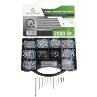 Quadrios Sortimentskasten Quadrios 2103SA044 Nägel-Sortiment Inhalt 2000 St.