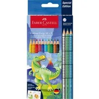Faber-Castell Buntstift Colour Grip Buntstifte farbsortiert, 13 St.