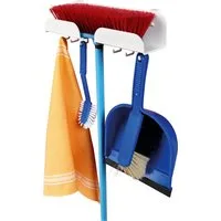 Ruco Türhaken, Türen, (Set, 2-St), Besenhalter für Tür und Wand, 2 Stück