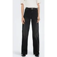 JDY High-waist-Jeans JDYFELINA-FINA HW WIDE BLK JEANSDNM NOOS