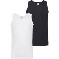 Fruit of the Loom Tanktop (Packung, 2-tlg) aus reiner Baumwolle
