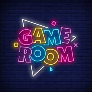 Glasbild GAME ROOM II
