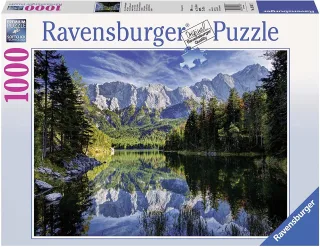 Ravensburger Puzzle 19367 - Eibsee mit Wettersteingebirge und Zugspitze