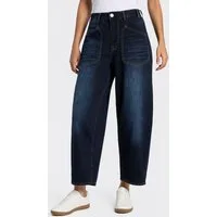 Herrlicher Loose-fit-Jeans Meryll Denim Light O-Shape mit aufgesetzten Taschen